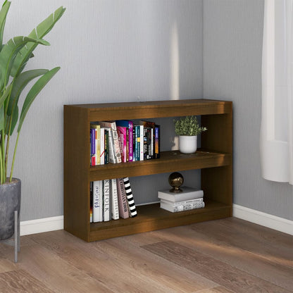 Libreria/Divisorio Marrone 100x30x167,5 cm in Massello di Pino