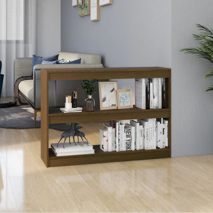 Libreria/Divisorio Marrone 100x30x167,5 cm in Massello di Pino
