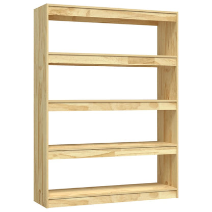 Libreria/Divisorio 100x30x135,5 cm Legno Massello di Pino