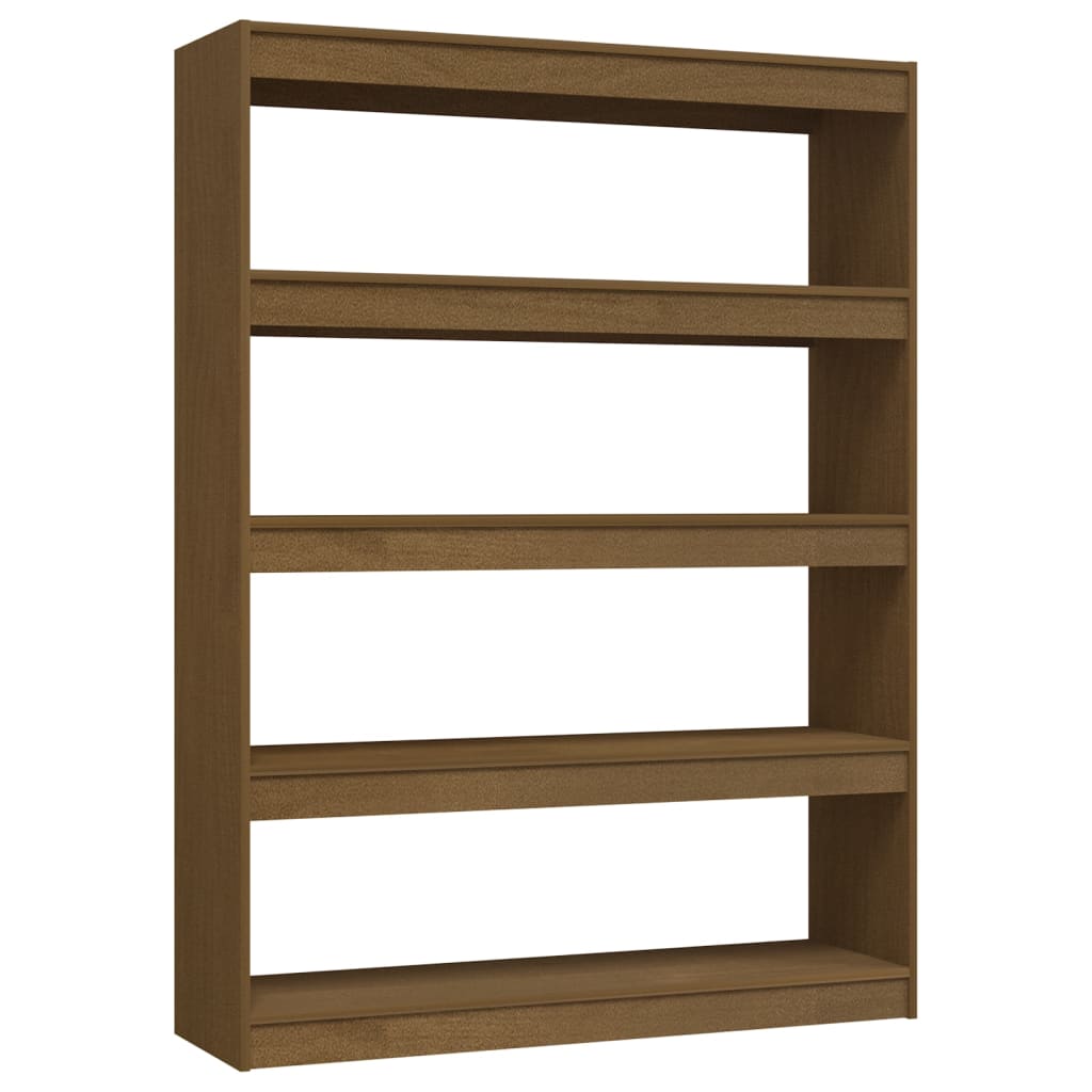 Libreria/Divisorio Ambra 100x30x135,5 cm in Massello di Pino