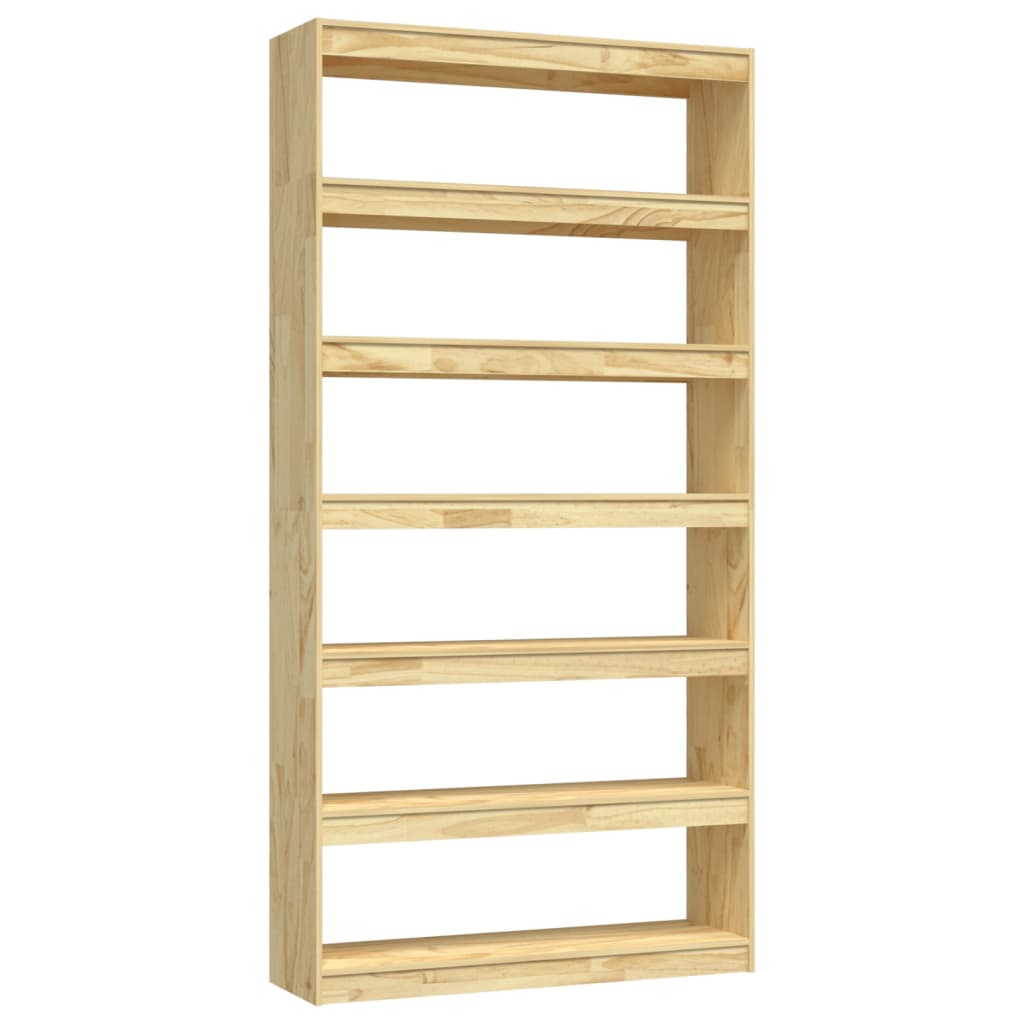 Libreria/Divisorio 100x30x200 cm Legno Massello di Pino