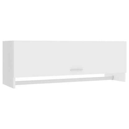Armadio Bianco 100x32,5x35 cm in Legno Multistrato