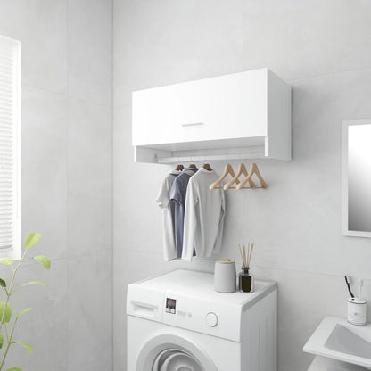 Armadio Bianco 70x32,5x35 cm in Legno Multistrato