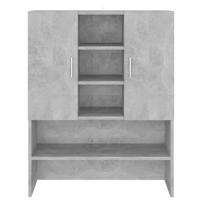 Mobile per Lavatrice Grigio Cemento 70,5x25,5x90 cm