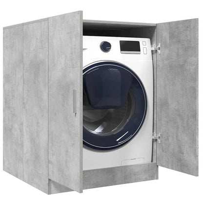 Mobile per Lavatrice Grigio Cemento 71x71,5x91,5 cm
