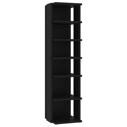 Scarpiere 2 pz Nere 27,5x27x102 cm