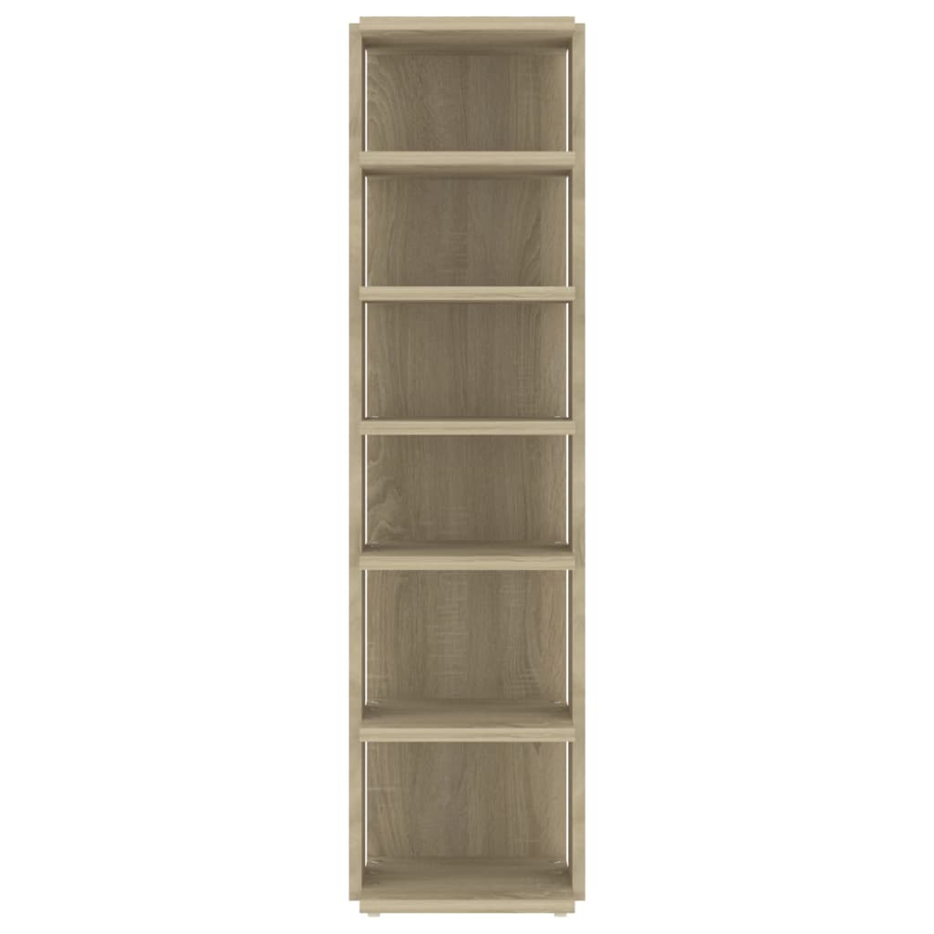 Scarpiera Rovere Sonoma 27,5x27x102 cm in Legno Multistrato