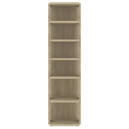 Scarpiera Rovere Sonoma 27,5x27x102 cm in Legno Multistrato