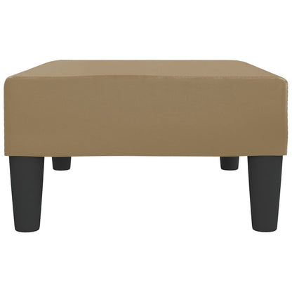 Poggiapiedi Cappuccino 78x56x32 cm in Similpelle
