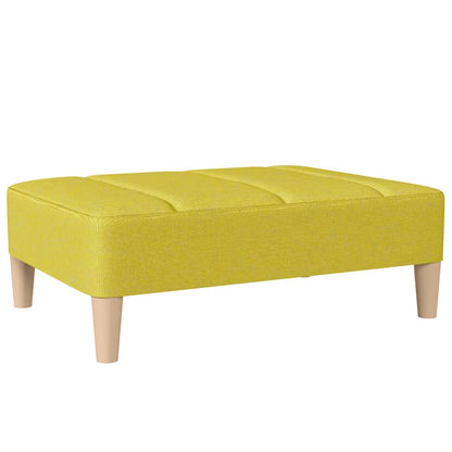 Poggiapiedi Verde 78x56x32 cm in Tessuto