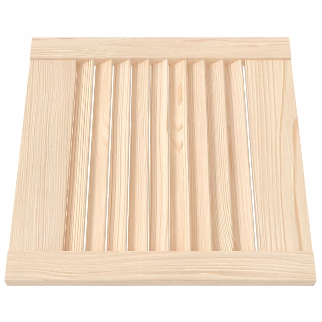 Anta con Design a Lamelle 39,5x39,4 cm in Legno di Pino