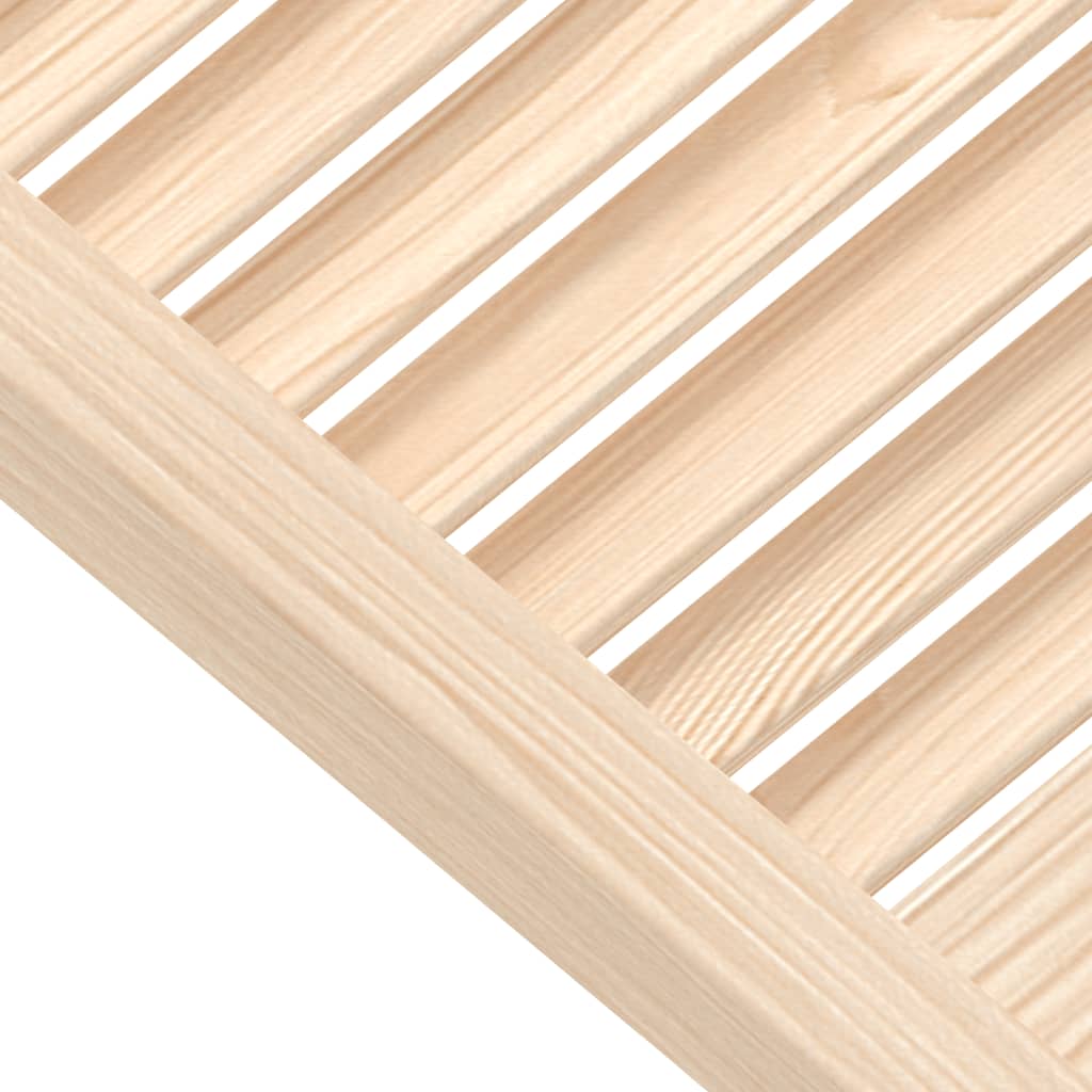 Anta con Design a Lamelle 39,5x39,4 cm in Legno di Pino