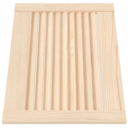 Anta con Design a Lamelle 39,5x49,4 cm in Legno di Pino