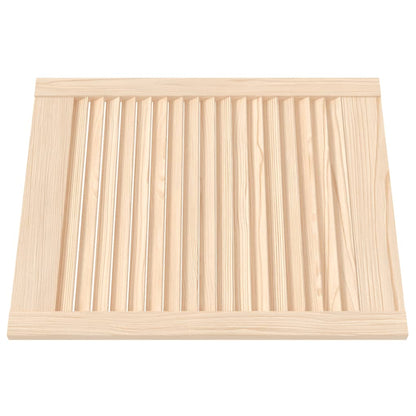 Anta con Design a Lamelle 61,5x49,4 cm in Legno di Pino