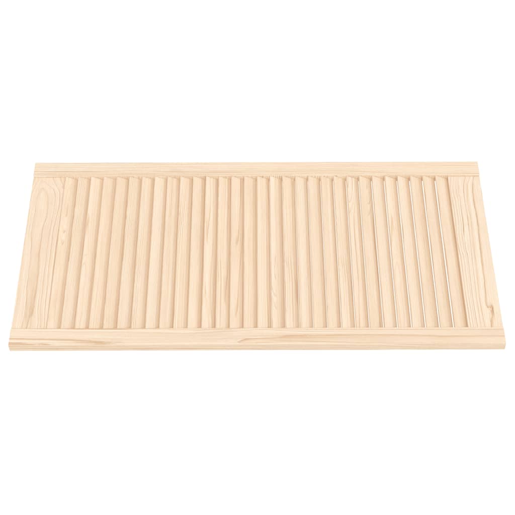 Ante con Design a Lamelle 2 pz 99,3x49,4 cm in Legno di Pino