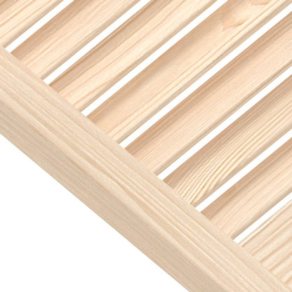 Anta con Design a Lamelle 99,3x59,4 cm in Legno di Pino