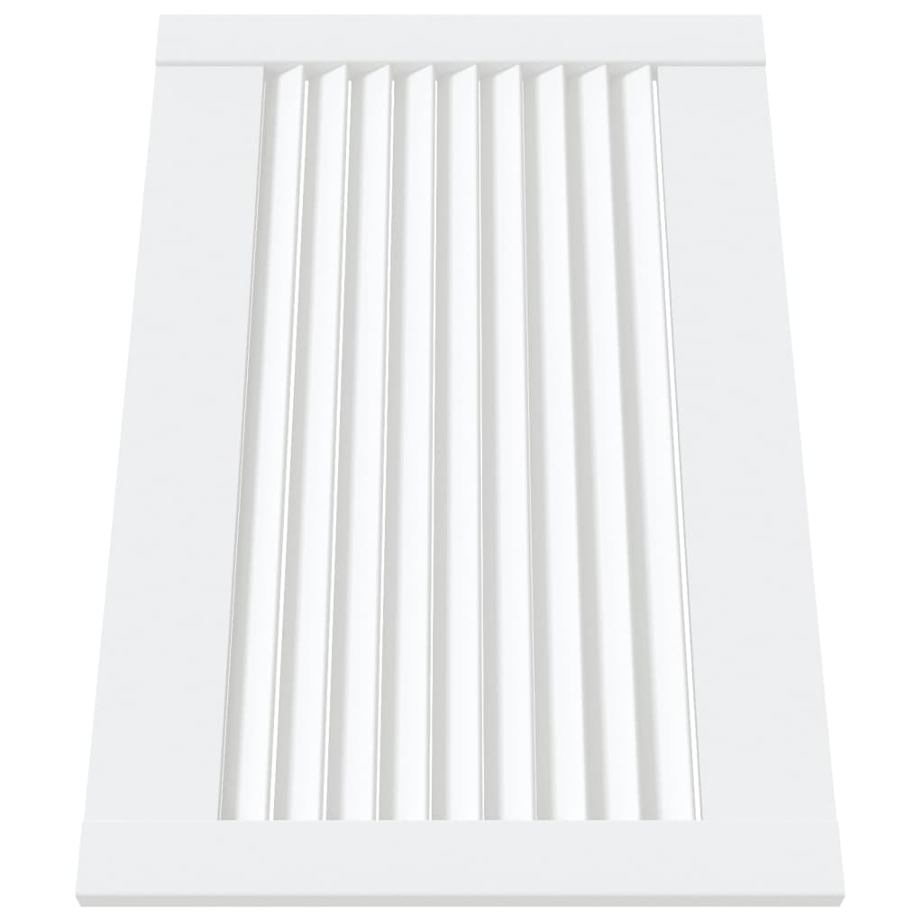 Ante a Lamelle Bianche 4 pz Bianche 39,5x59,4 cm Legno di Pino