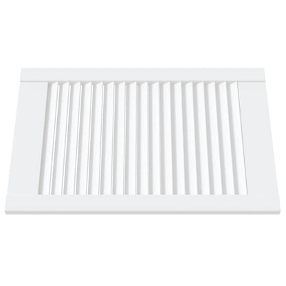 Ante a Lamelle 4 pz Bianche 61,5x39,4 cm in Legno di Pino