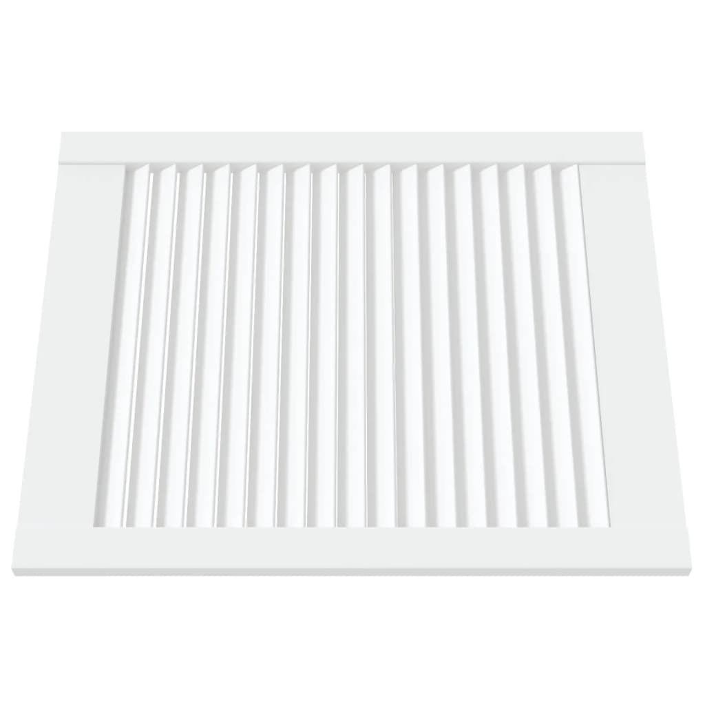 Anta a Lamelle Bianca 61,5x49,4 cm in Legno di Pino