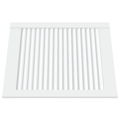 Anta a Lamelle Bianca 61,5x49,4 cm in Legno di Pino