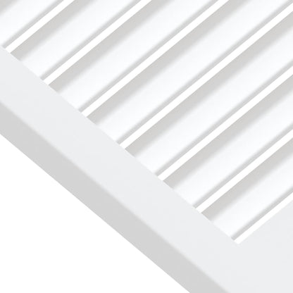 Anta a Lamelle Bianca 61,5x49,4 cm in Legno di Pino