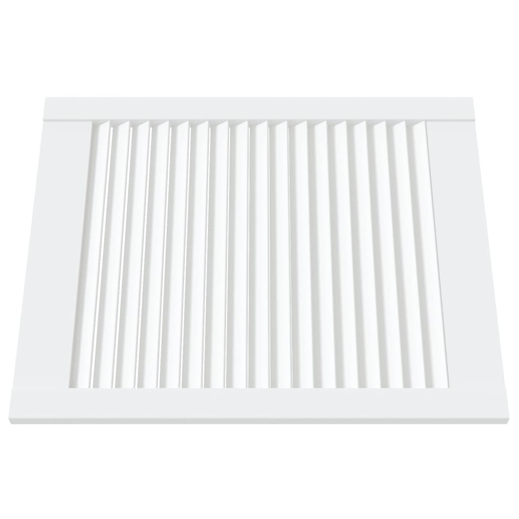 Ante a Lamelle 4 pz Bianche 61,5x49,4 cm in Legno di Pino