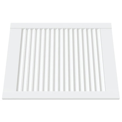Ante a Lamelle 4 pz Bianche 61,5x49,4 cm in Legno di Pino
