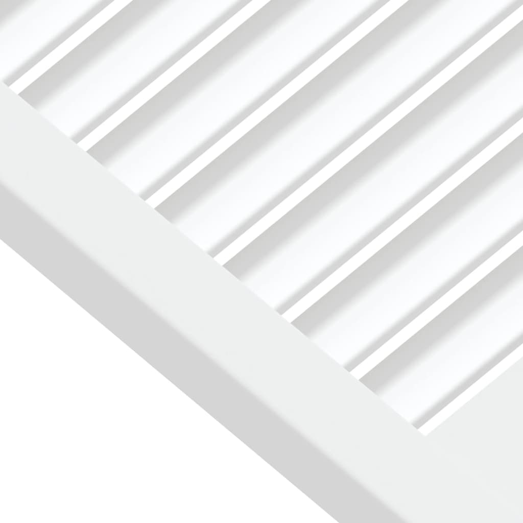 Ante a Lamelle 4 pz Bianche 61,5x49,4 cm in Legno di Pino