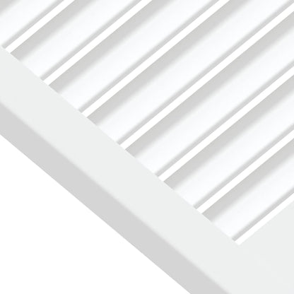Ante a Lamelle 4 pz Bianche 61,5x49,4 cm in Legno di Pino