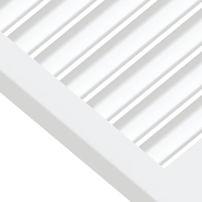Anta a Lamelle Bianca 61,5x59,4 cm in Legno di Pino