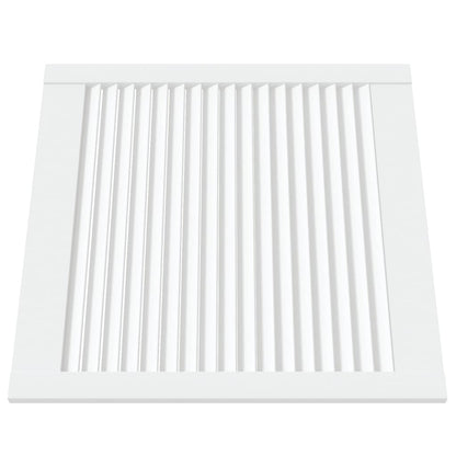 Ante a Lamelle 4 pz Bianche 61,5x59,4 cm in Legno di Pino