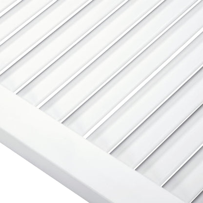Ante a Lamelle 4 pz Bianche 69x39,4 cm in Legno di Pino