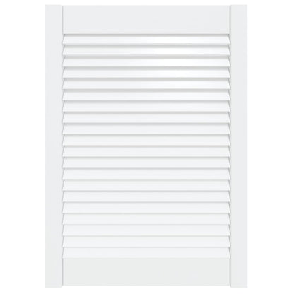 Anta a Lamelle Bianca 69x49,4 cm in Legno di Pino