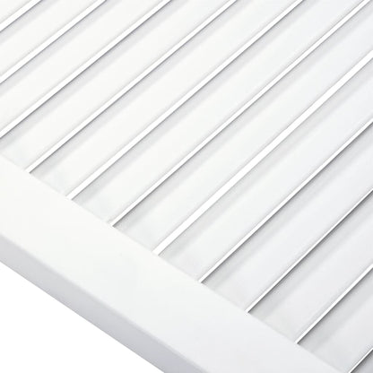 Ante a Lamelle 4 pz Bianche 69x49,4 cm in Legno di Pino