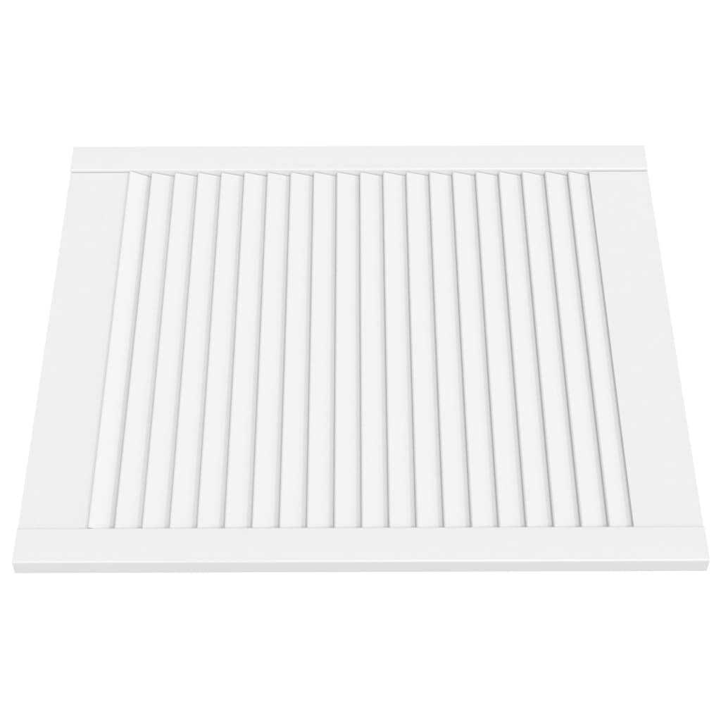 Ante a Lamelle 4 pz Bianche 69x59,4 cm in Legno di Pino