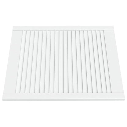 Ante a Lamelle 4 pz Bianche 69x59,4 cm in Legno di Pino