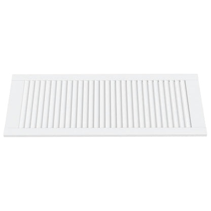 Ante a Lamelle 2 pz Bianche 99,3x39,4 cm in Legno di Pino