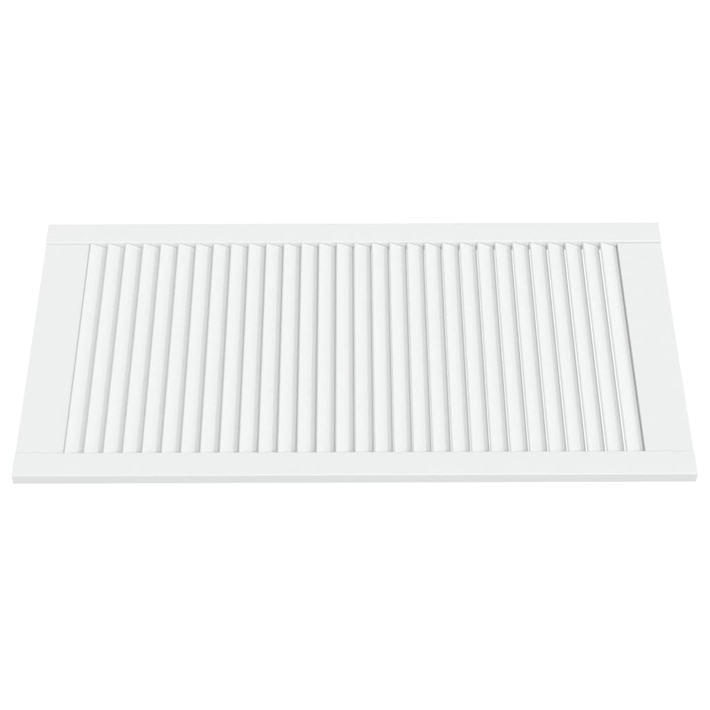 Anta a Lamelle Bianca 99,3x49,4 cm in Legno di Pino