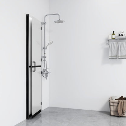 Parete per Doccia Walk-in Pieghevole in Vetro ESG 110x190 cm