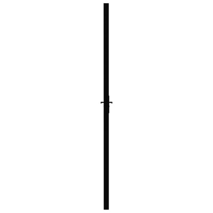Porta da Interno ESG Vetro e Alluminio 93x201,5 cm Nera