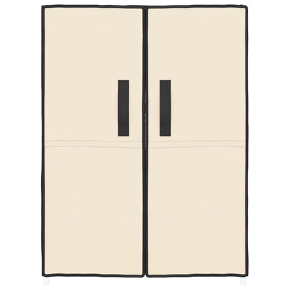 Scarpiera Crema 60x28x90 cm Tessuto