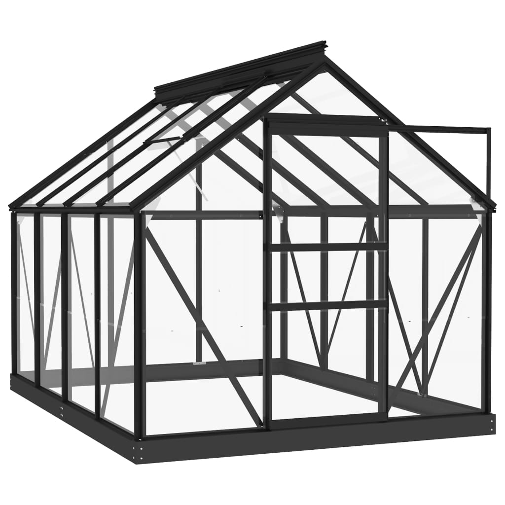 Telaio Serra con Base Antracite 155x103x191 cm in Alluminio