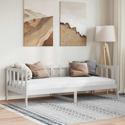Dormeuse Bianca in Legno Massello di Pino 90x200 cm