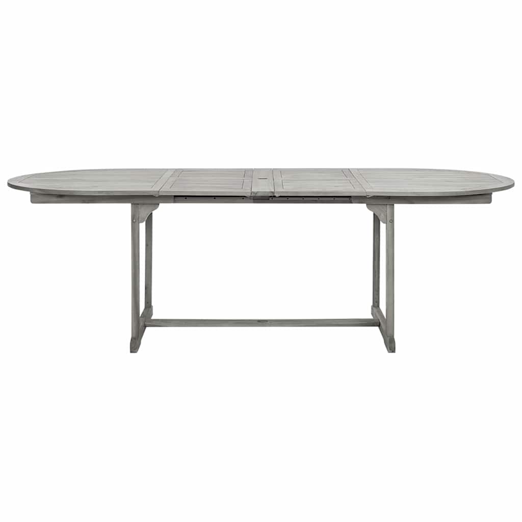 Tavolo da Pranzo per Esterni (160-240)x100x75cm Massello Acacia