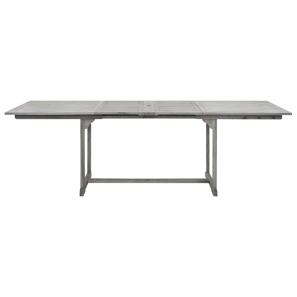 Tavolo da Pranzo per Esterni (160-240)x100x75cm Massello Acacia
