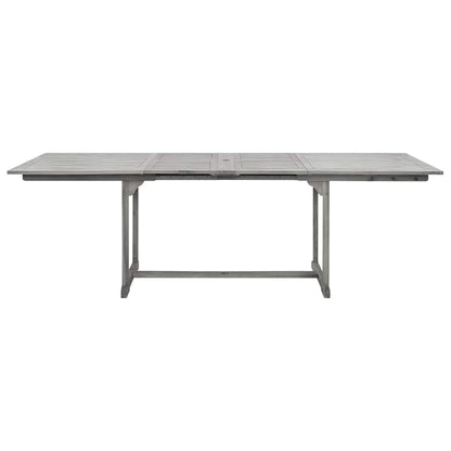 Tavolo da Pranzo per Esterni (160-240)x100x75cm Massello Acacia