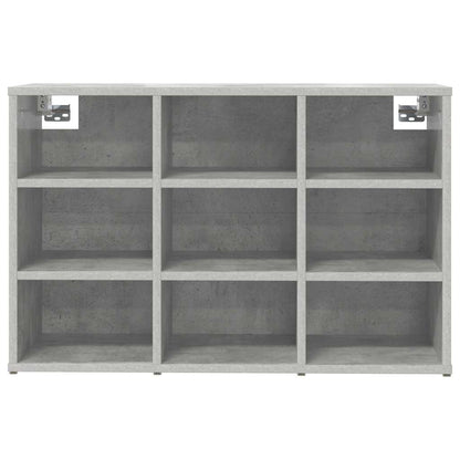 Mobile per scarpe Grigio cemento 77,5 x 30 x 51 cm