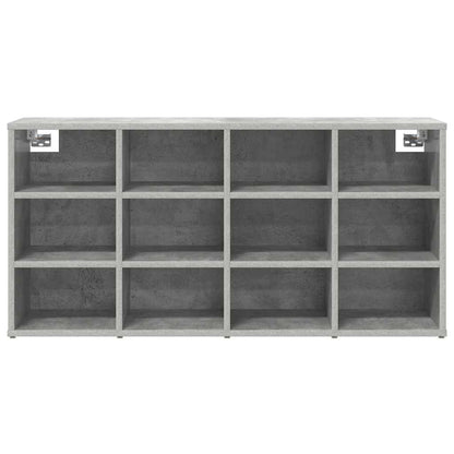 Mobile per scarpe Grigio cemento 103 x 30 x 51 cm