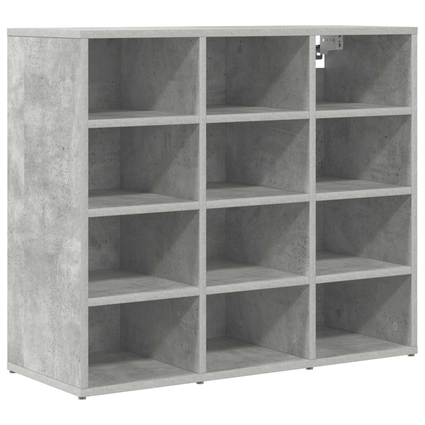Mobile per scarpe Grigio cemento 77,5 x 30 x 67 cm
