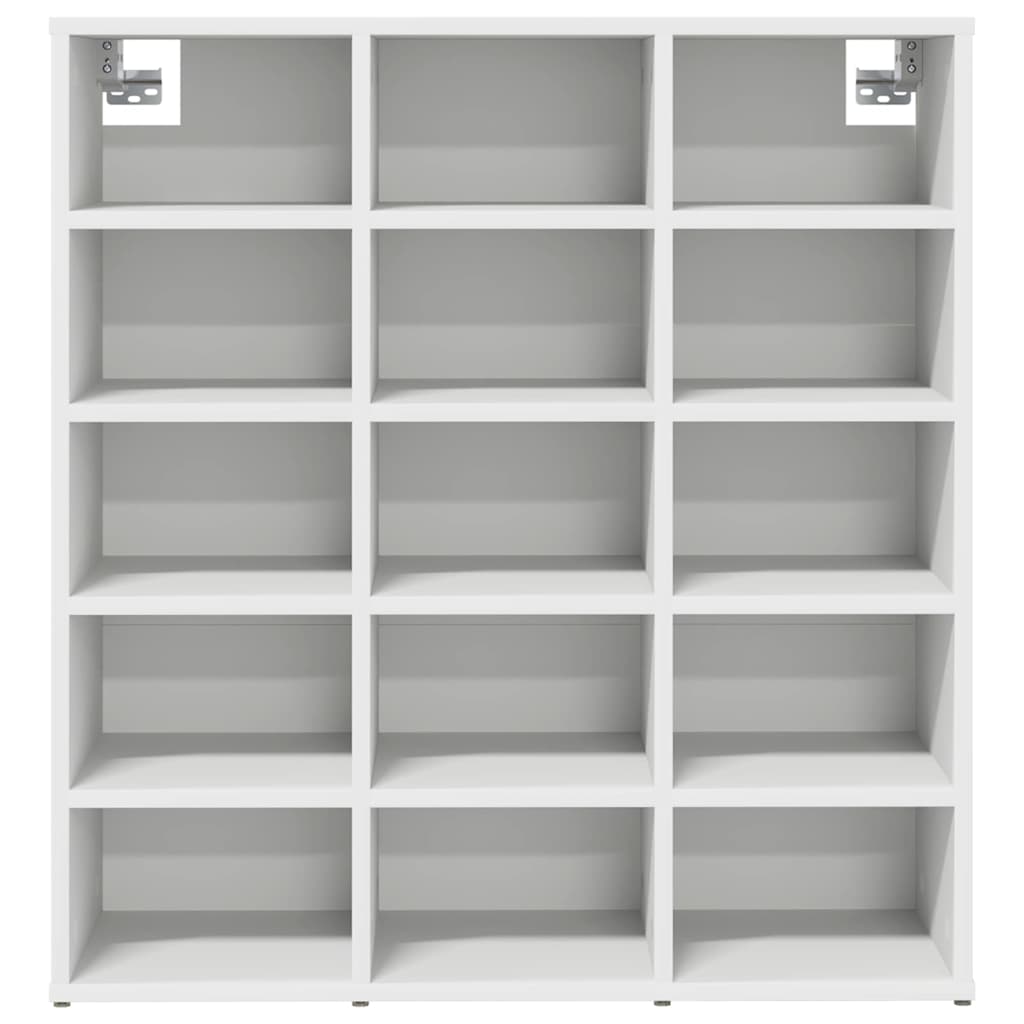 Mobile per scarpe Bianco 77,5 x 30 x 83,5 cm Legno multistrato